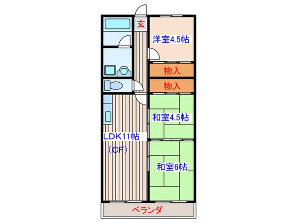 ポラリスビルの物件間取画像